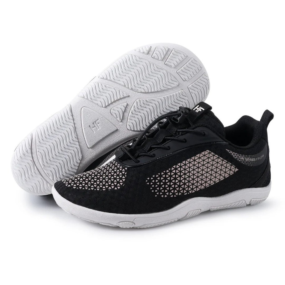 Hike Footwear HF Flow Black Minimalist Barefoot Shoes Women 7 EU 37 NEW